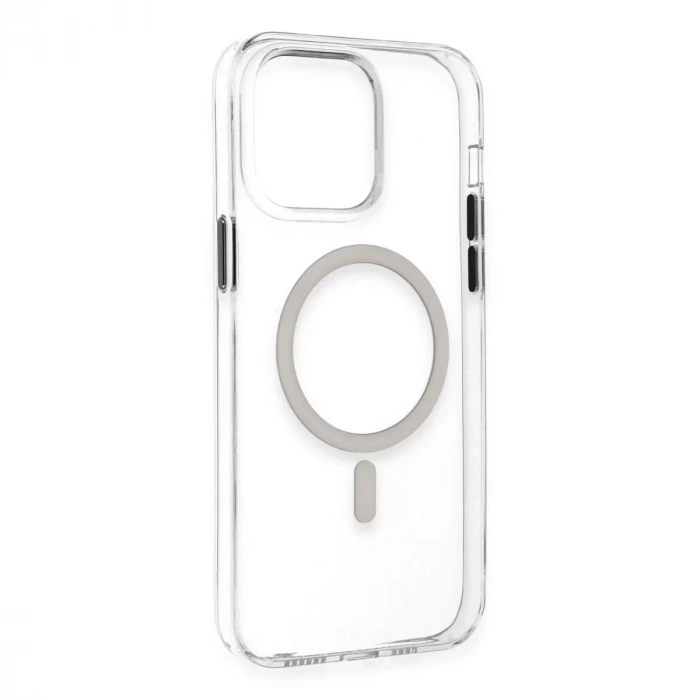 İphone 14 Pro Max Kılıf Tron Şeffaf Magsafe Kapak - Şeffaf