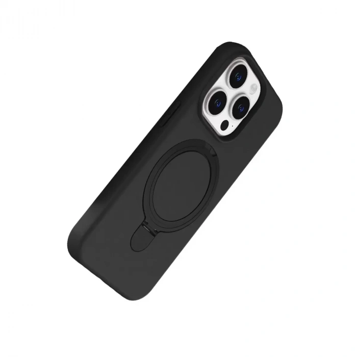 İphone 14 Pro Max Regal Magsafe Standlı Kapak - Siyah