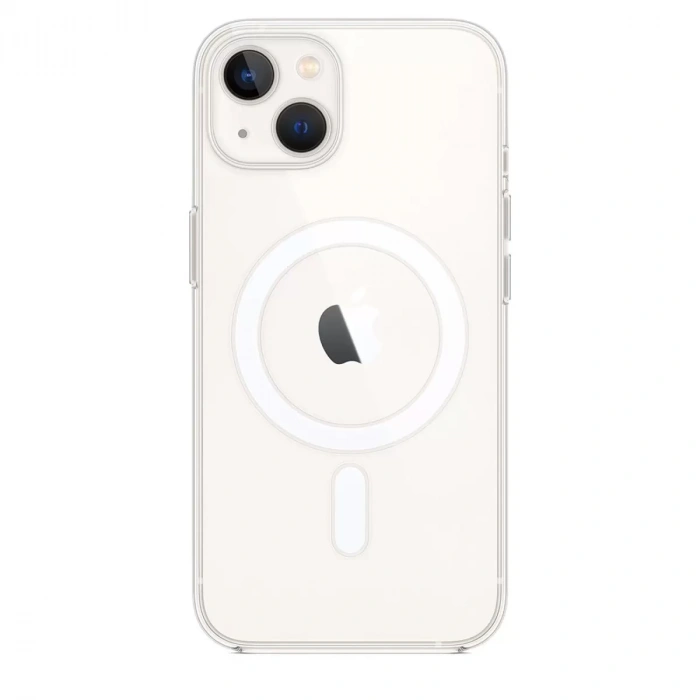 İphone 15 Plus Kılıf Magneticsafe Şeffaf Silikon - Şeffaf