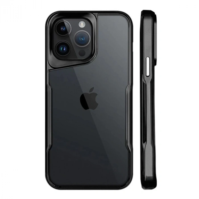İphone 15 Pro Kılıf Boyi Silikon Kapak - Siyah