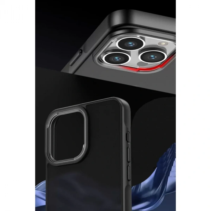 İphone 15 Pro Kılıf Elegant Kapak - Açık Mavi
