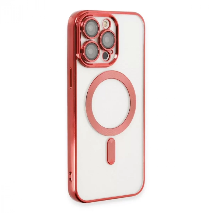 İphone 15 Pro Kılıf Kross Magneticsafe Kapak - Kırmızı