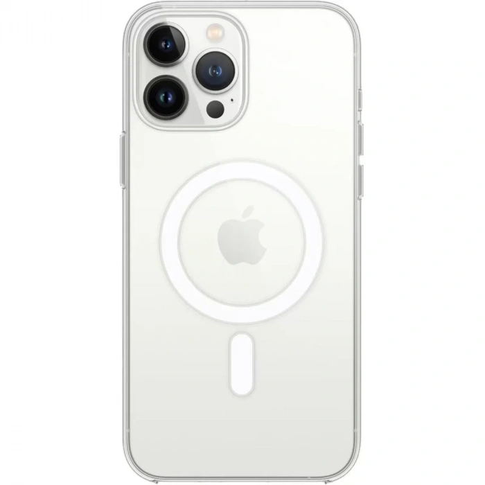 İphone 15 Pro Kılıf Magneticsafe Şeffaf Silikon - Şeffaf