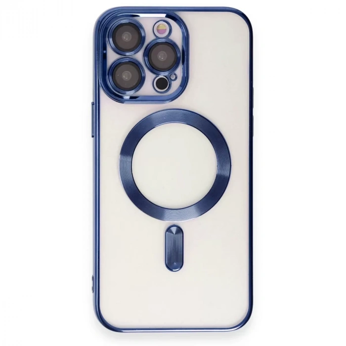 İphone 15 Pro Max Kılıf Kross Magneticsafe Kapak - Lacivert