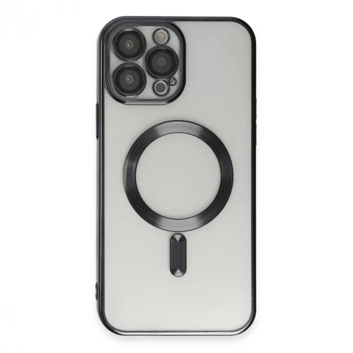 İphone 15 Pro Max Kılıf Kross Magneticsafe Kapak - Siyah