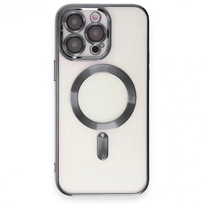 İphone 15 Pro Max Kılıf Kross Magneticsafe Kapak - Titan Gri