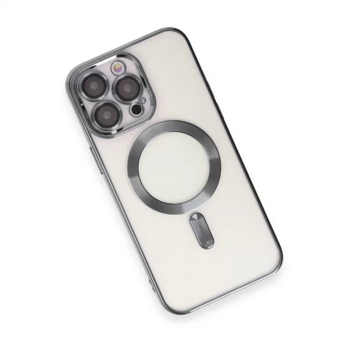 İphone 15 Pro Max Kılıf Kross Magneticsafe Kapak - Titan Gri
