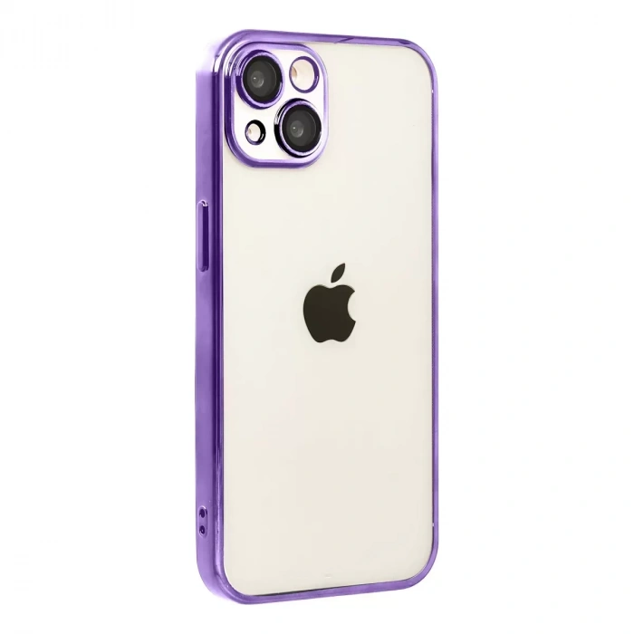 İphone 15 Razer Lensli Silikon - Mor