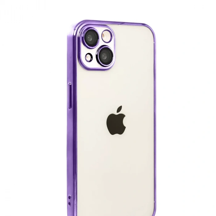 İphone 15 Razer Lensli Silikon - Mor