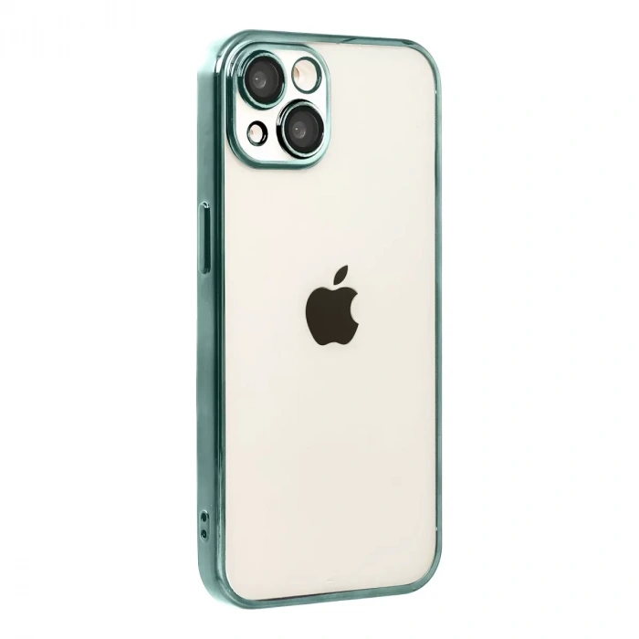 İphone 15 Razer Lensli Silikon - Yeşil