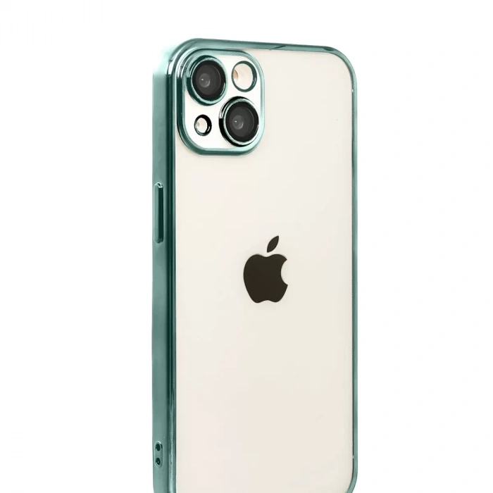 İphone 15 Razer Lensli Silikon - Yeşil