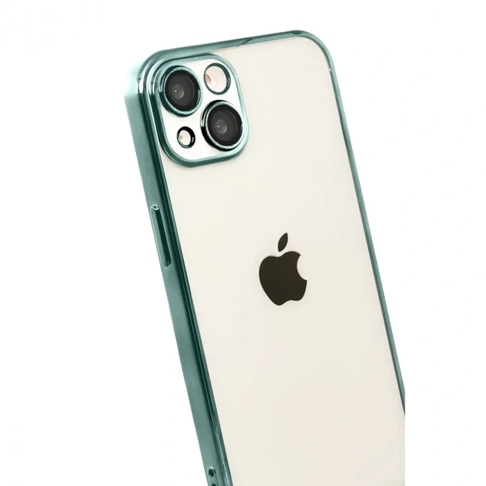 İphone 15 Razer Lensli Silikon - Yeşil