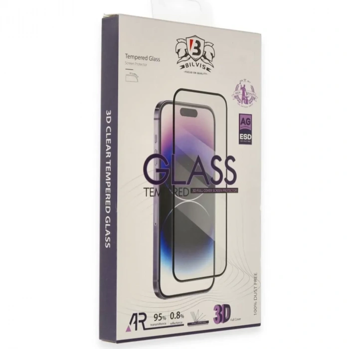 İphone 16 Bilvis 3d Mat Cam Ekran Koruyucu