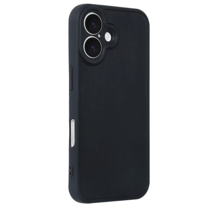 İphone 16 Kılıf Aras Deri Kapak - Siyah