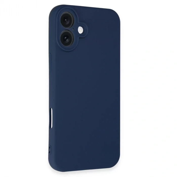 İphone 16 Kılıf First Silikon - Lacivert