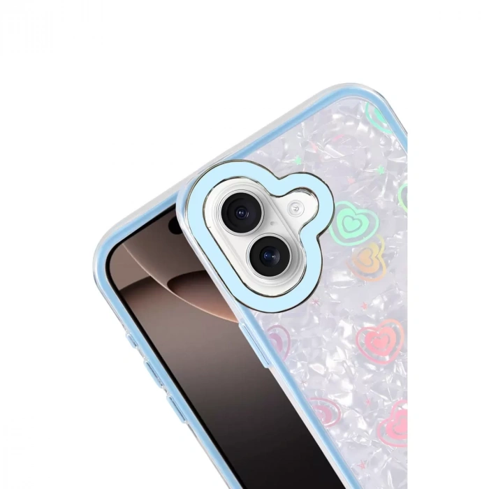 İphone 16 Lumi Desenli Kapak - Mavi