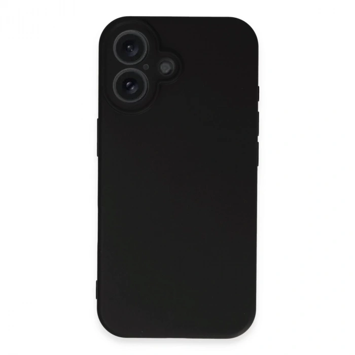 İphone 16 Plus Kılıf First Silikon - Siyah
