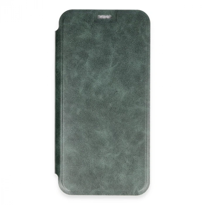 İphone 16 Plus Kılıf Flip Cover - Koyu Yeşil
