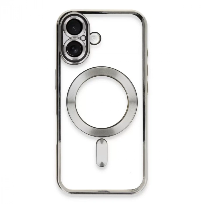 İphone 16 Plus Kılıf Kross Magneticsafe Kapak - Gümüş