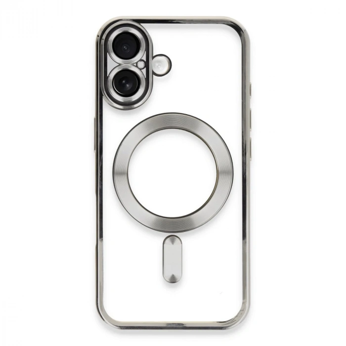 İphone 16 Plus Kılıf Kross Magneticsafe Kapak - Gümüş
