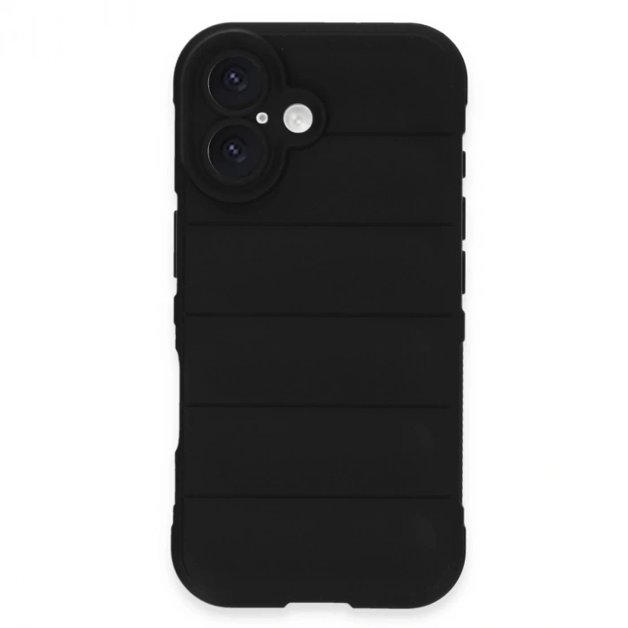 İphone 16 Plus Kılıf Optimum Silikon - Siyah