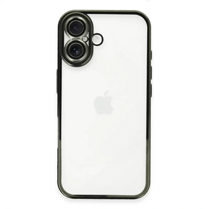 İphone 16 Plus Kılıf Razer Lensli Silikon - Yeşil
