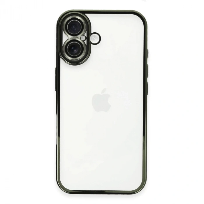 İphone 16 Plus Kılıf Razer Lensli Silikon - Yeşil