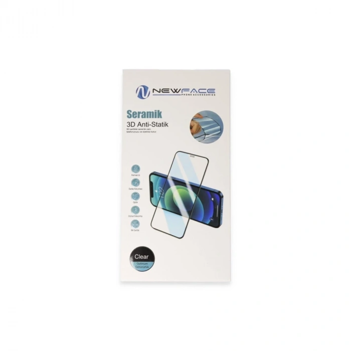 İphone 16 Pro 3d Antistatik Seramik Nano Ekran Koruyucu