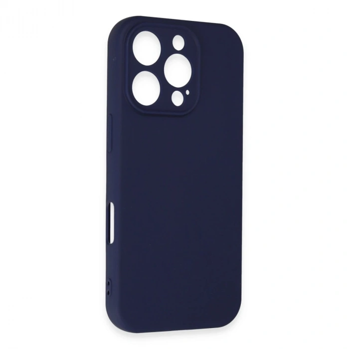 İphone 16 Pro Kılıf First Silikon - Lacivert
