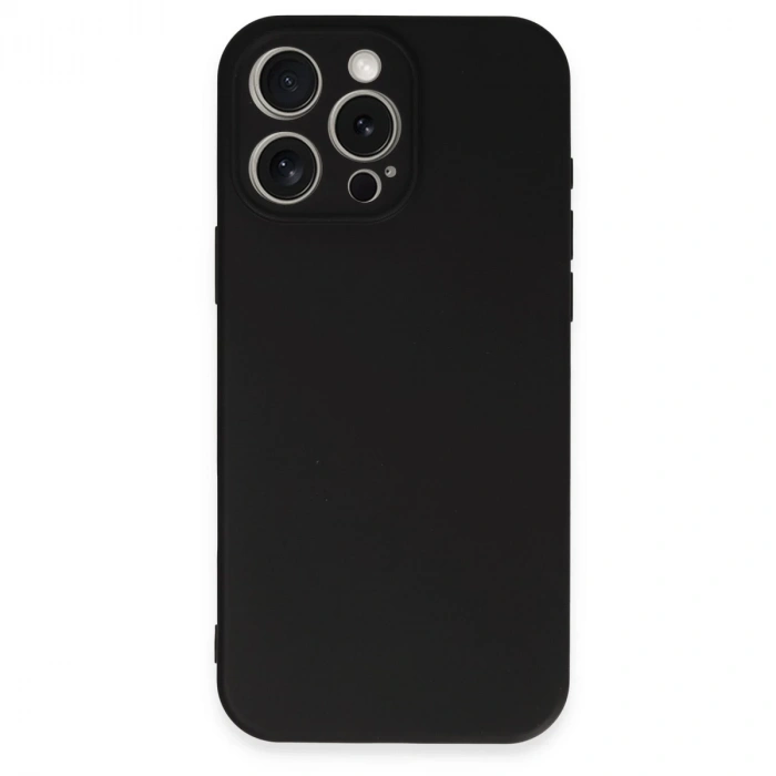 İphone 16 Pro Kılıf First Silikon - Siyah