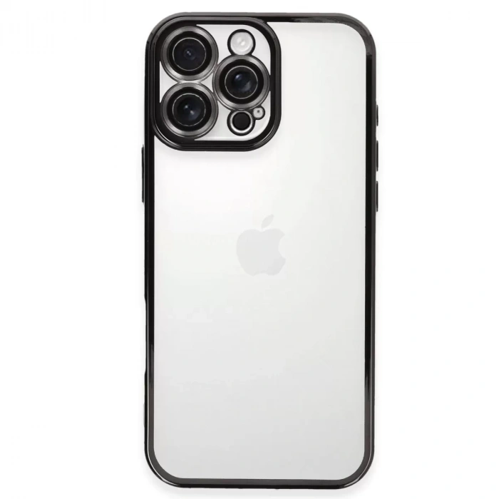 İphone 16 Pro Kılıf Razer Lensli Silikon - Siyah