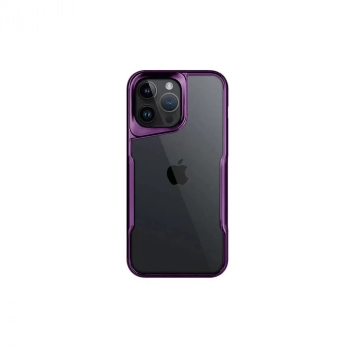 İphone 16 Pro Max Kılıf Boyi Silikon Kapak - Derin Mor