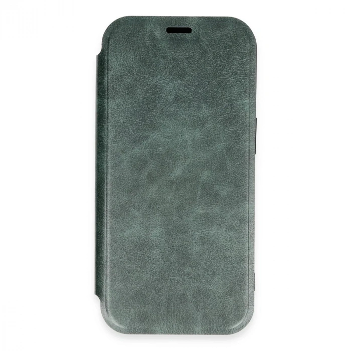 İphone 16 Pro Max Kılıf Flip Cover - Koyu Yeşil