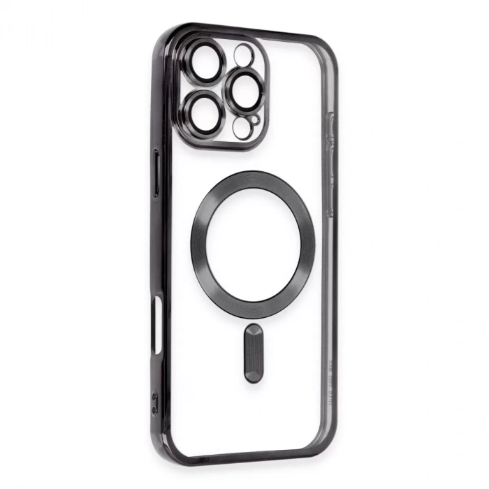 İphone 16 Pro Max Kılıf Kross Magneticsafe Kapak - Siyah