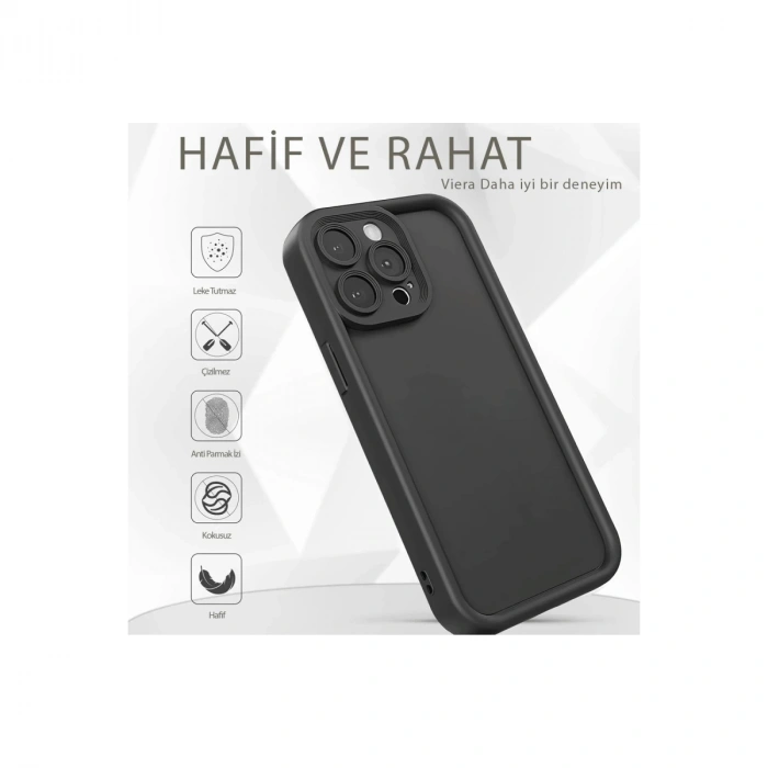 İphone 16 Pro Max Kılıf Viera Silikon - Lacivert
