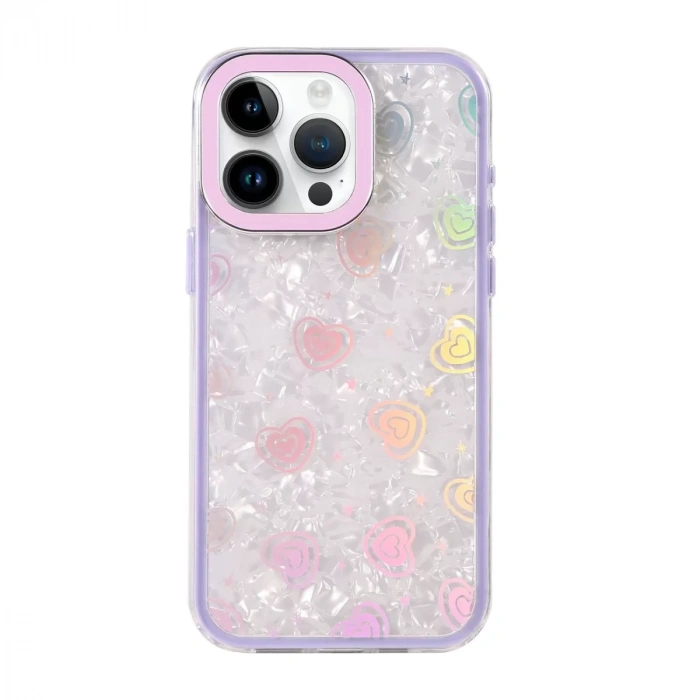 İphone 16 Pro Max Lumi Desenli Kapak - Mor