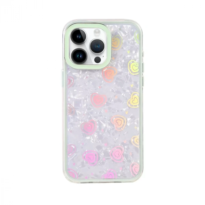 İphone 16 Pro Max Lumi Desenli Kapak - Yeşil