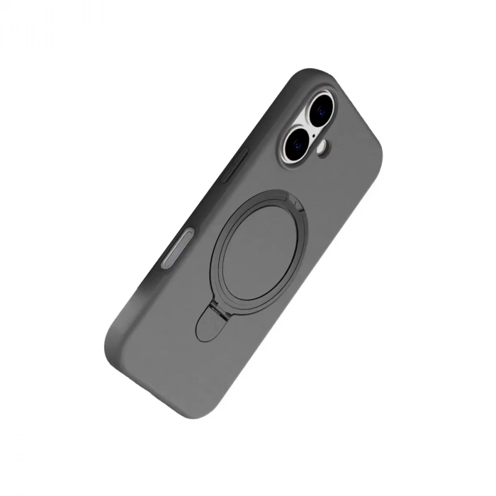 İphone 16 Regal Magsafe Standlı Kapak - Titan Gri