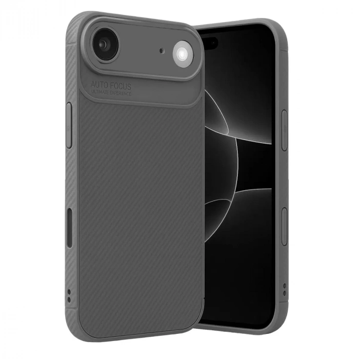 İphone 17 Air Auto Focus Karbon Kapak - Gri