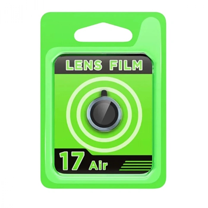 İphone 17 Air Raze Metal Kamera Lens - Mavi