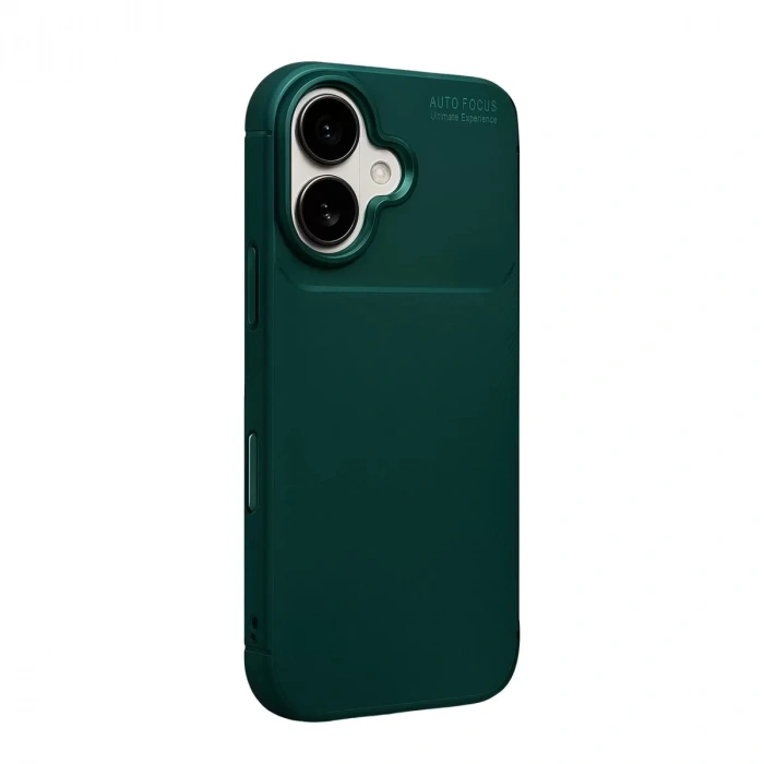 İphone 17 Auto Focus Karbon Kapak - Koyu Yeşil