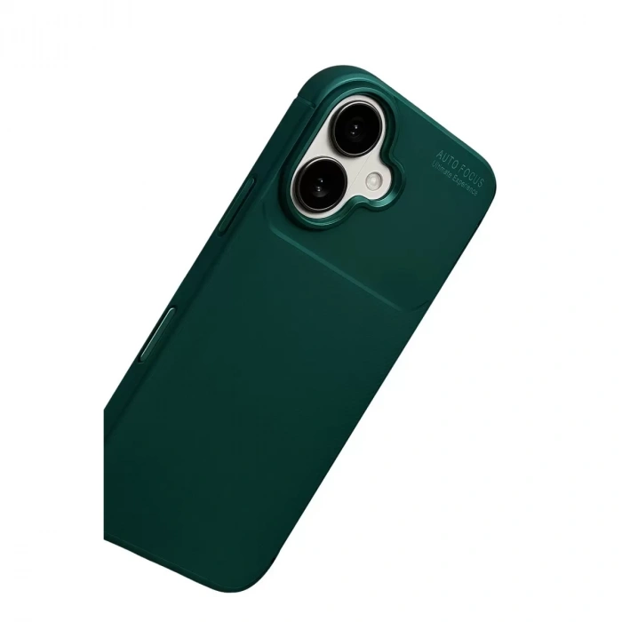 İphone 17 Auto Focus Karbon Kapak - Koyu Yeşil