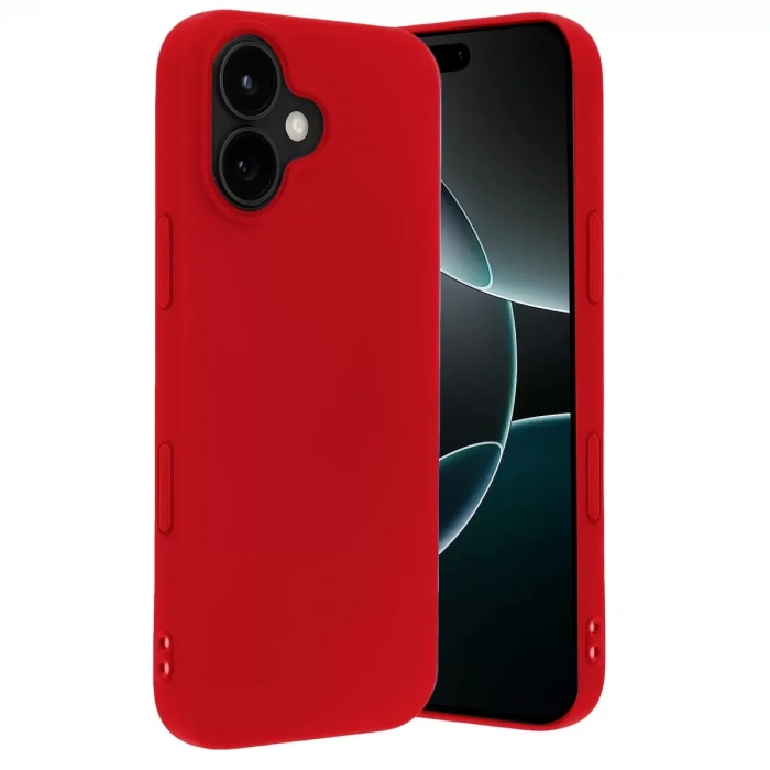 İphone 17 First Silikon - Kırmızı