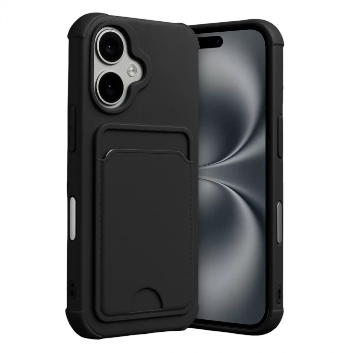 İphone 17 Kelvin Kartvizitli Silikon - Siyah