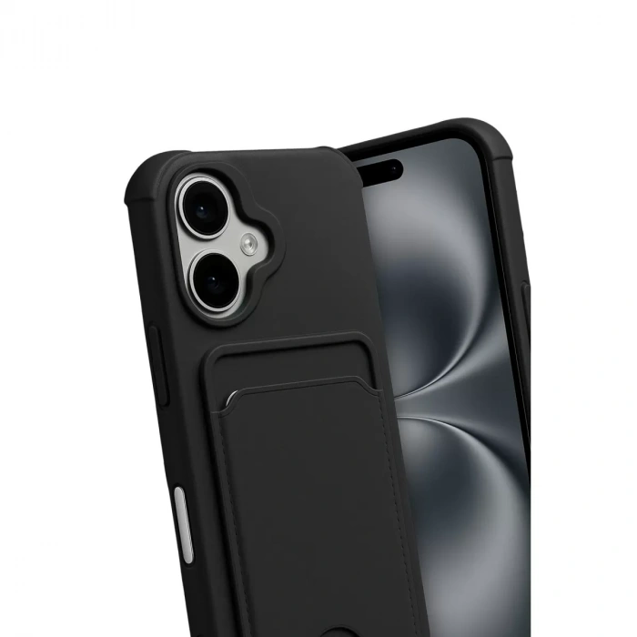 İphone 17 Kelvin Kartvizitli Silikon - Siyah