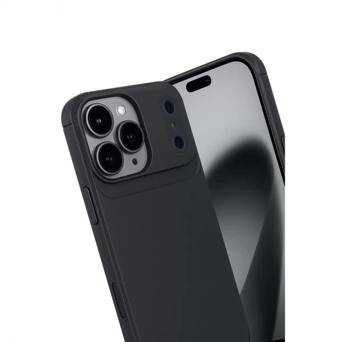 İphone 17 Pro Auto Focus Karbon Kapak - Siyah