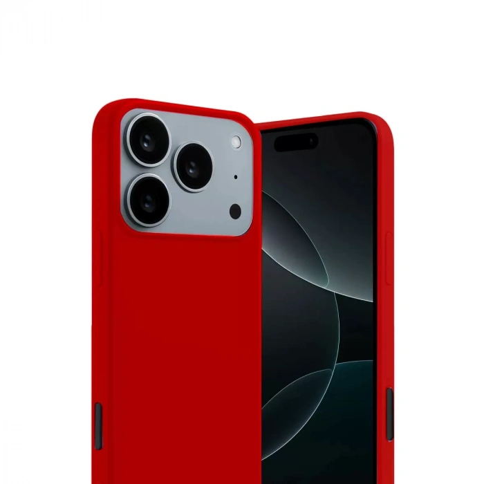 İphone 17 Pro First Silikon - Kırmızı