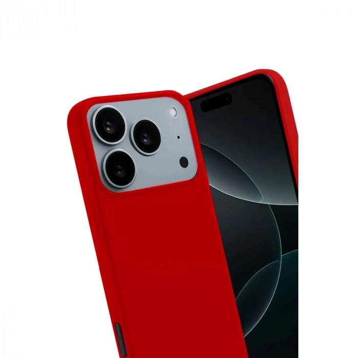 İphone 17 Pro First Silikon - Kırmızı
