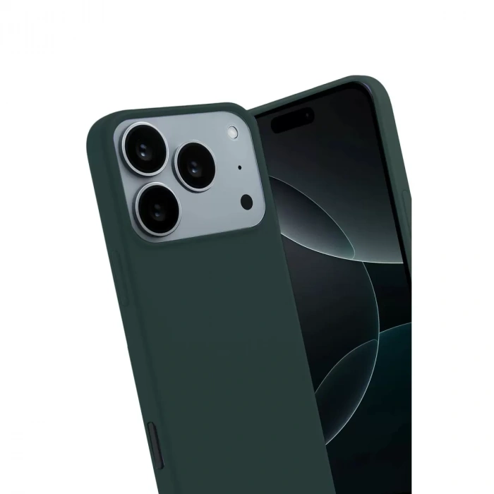 İphone 17 Pro First Silikon - Koyu Yeşil