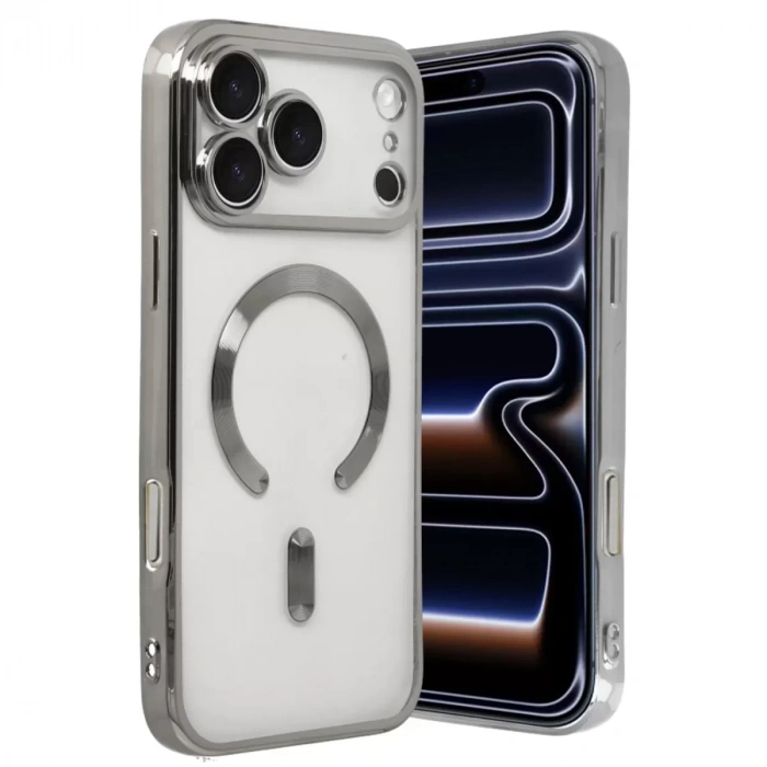 İphone 17 Pro Kross Magneticsafe Kapak - Gümüş
